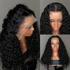 Kinky Curly 13x4 Lace Front Human Hair Wigs For Women 30 inch Indian Deep Curly Lace Frontal Wig Wet And Wavy Lace Closure Wigs