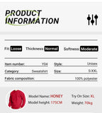 Brooklyn Nyc Letter Printed Soft Sweatshirts Street Fleece Pullovers Autumn Fashion Streetwears All-Match Crewneck Men Hoodies