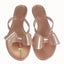 EOFK Summer Jelly Slippers Women Butterfly PVC Sweet Beach Pull On Flat Solid Ladies Versatile Fashion Anti slip Slippers