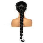 Twist Braided Wigs Synthetic Lace Front Handmade Knotelss Braided Lace Wigs Natural Braidis Wigs with Baby Hair for Black Women