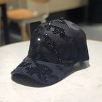 New duck hat for men and women Spring and autumn outdoor casual hat with diamond Korean version shade baseball cap
