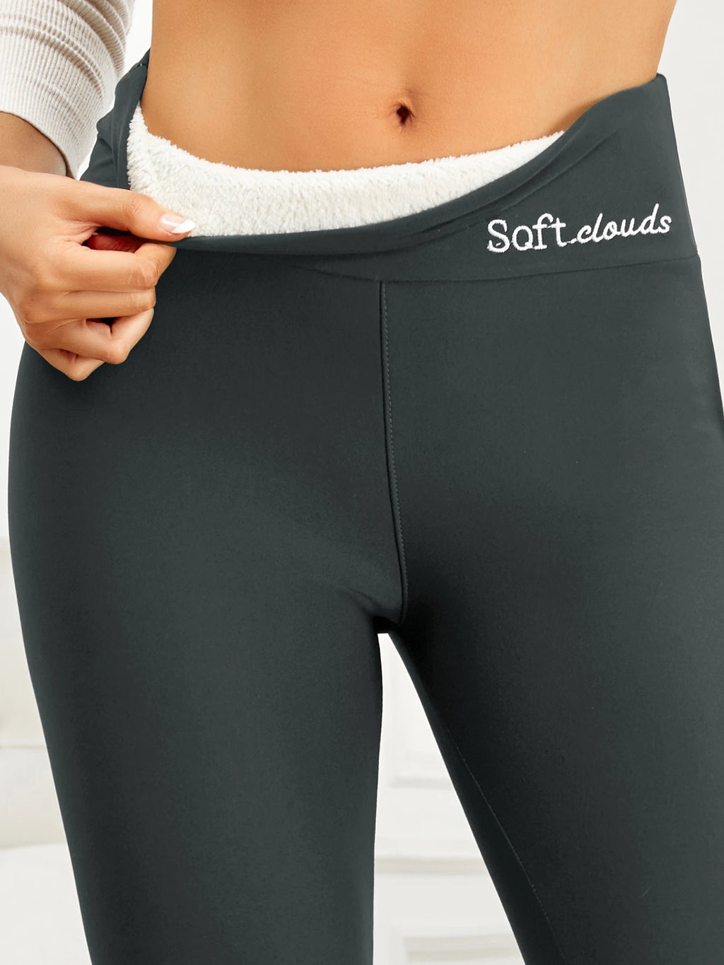 High Waist Winter Leggings – Thick Velvet Warm Pants