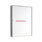 Wall-mounted stainless steel mirror cabinet, simple modern bathroom thickened bathroom mirror cabinet