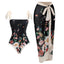 Fashion Women Cover Swimsuit Retro Print Gorgeous One-Piece Suit with Swimwear Beach Casual Swimwear Skirt That Wraps Hips
