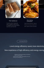 220V Midea Microwave Oven Flat Panel Microwave Baking All-in-One Machine Electric Oven Efficiency for Kitchen A