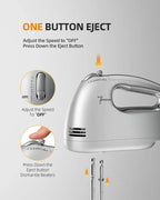 Custom Home Kitchen Electrica Batidora De Mano 7 Speed Food Flour Dough Cake Egg Beaters Handmixers Electric Held Hand Mixers