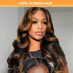 5x5 1B30 Lace Glueless Wig Human Hair Ombre Body Wave Lace Frontal Closure Wigs Hd Lace Human Hair Ready To Go Human Front Wigs