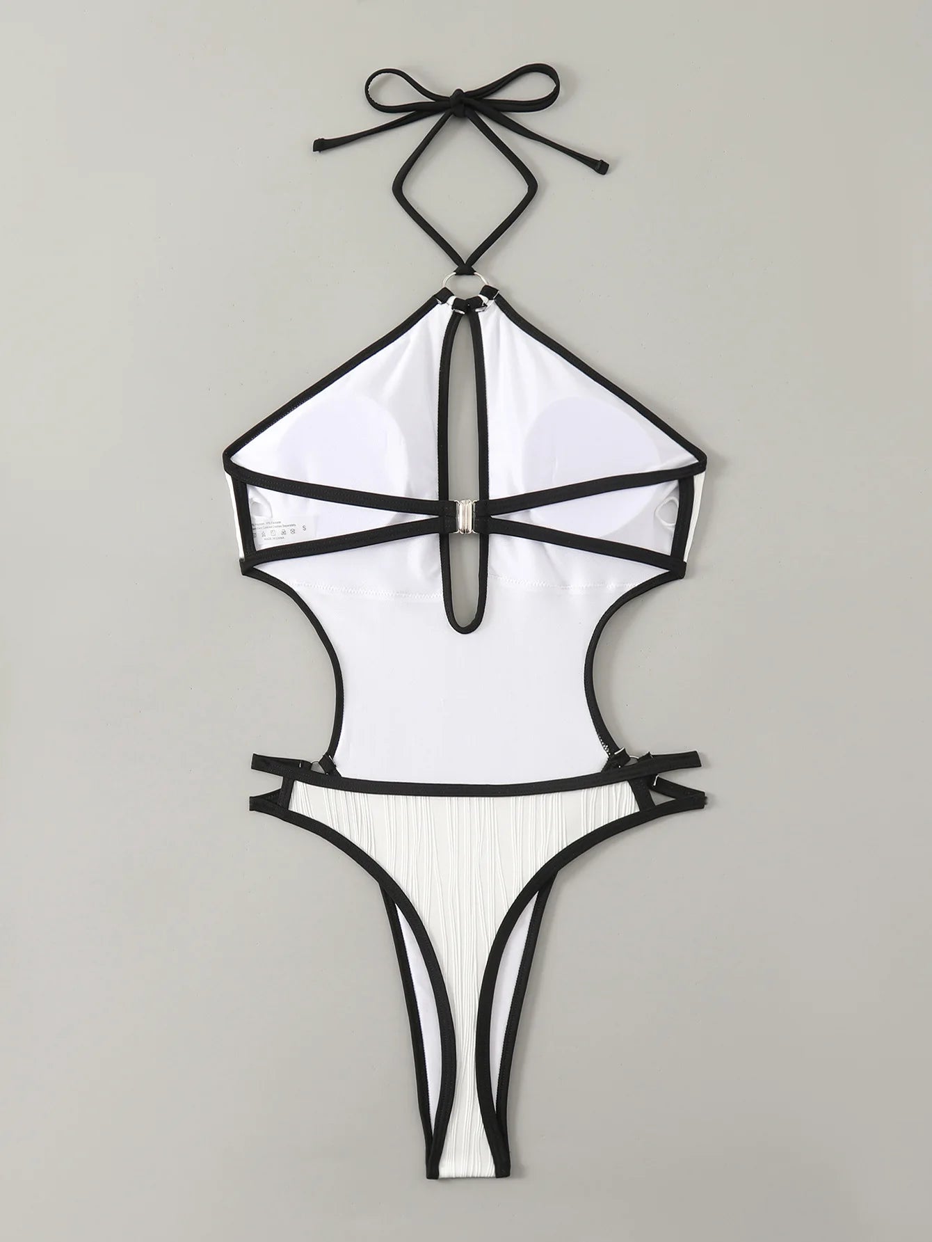 SINGREINY Hollow Out Halter Bikini Swimsuits Irregular Sheath Short Bodysuits Fashion Women Backless Beach Style Sexy Playsuits