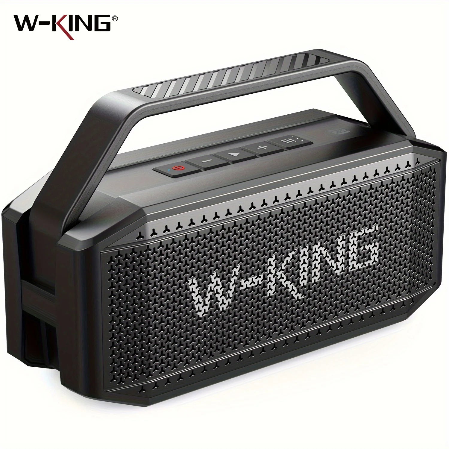 W-KING 100W Peak 60W RMS Deep Bass Bluetooth Speaker, IPX6 Portable Waterproof Loud Bluetooth Speakers Wireless with Subwoofer Main image