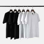 Men's luxurious printed summer high-quality T-shirt 100% pure cotton relaxed and loose fit stylish and unique round neckline