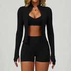 2/3-Piece Activewear Set – Sports Bra & High Waist Leggings