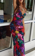 Women's Dresses Blue Jean Print Sleeveless Strapless Midi Bodycon Maxi Dress 2026 Sexy Vestidos Club Party Evening Sundress
