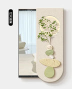 Bathroom Rectangle Mirror Organizer Creative Black Wall Mirror Bedroom Ornament Decorazioni Casa Home Furniture Accessories