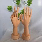 Mannequin Hand Women's Lifelike Soft Model for Jewelry Display Nail Art Manicure Fashion Teaching