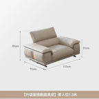 Genuine Leather Italian Living Room Sofa Luxury Lounge Designer Minimalist Sofa Modern Family Muebles Home Furniture Accessories