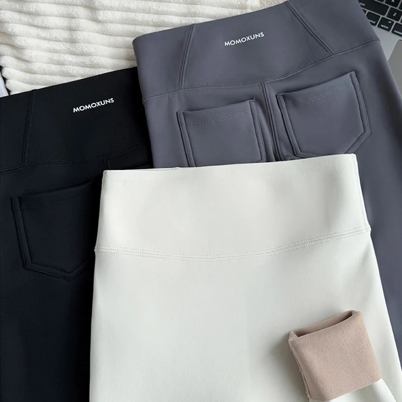 High Waist Pocket Leggings – Slim Fit Yoga Pants