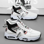Luxury High Top Men's Vulcanized Shoes Winter Casual Sneaker for Men Ankle Boots Platform Designer Skateboard Tenis Masculino