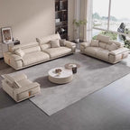 Genuine Leather Italian Living Room Sofa Luxury Lounge Designer Minimalist Sofa Modern Family Muebles Home Furniture Accessories