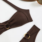 Sexy Women's Swimsuit 2026 Summer Bikini Two-piece Swimwear for Woman Beachwear Halter Bikinis Sets Swimming Beach Bathing Suits