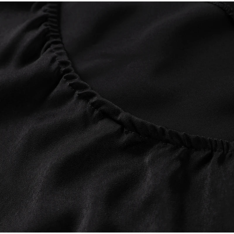 Elegant Ribbon Halter Dress Women Solid Off Shoulder Sleeveless Backless Slim Maxi Dresses 2026 Summer Autumn Party Robes Lady