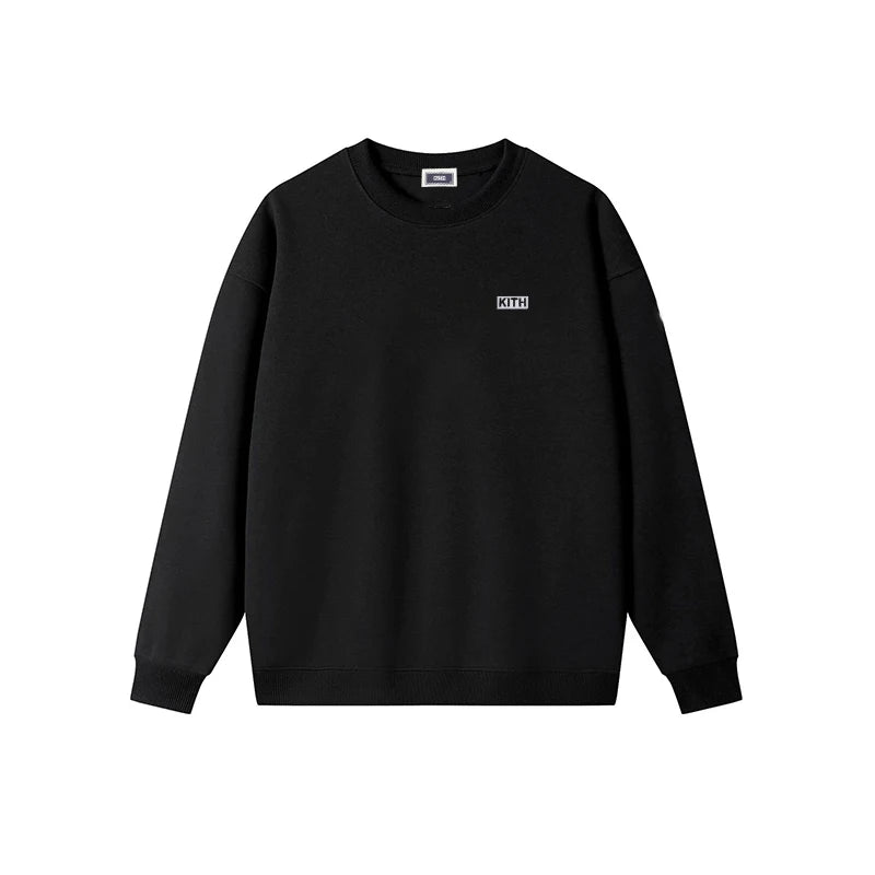 2025 Autumn High Quality O-Neck Sweatshirts Cotton Brand Embroidery logo Casual Hoodie Men Long Sleeve Women Tracksuit Tops
