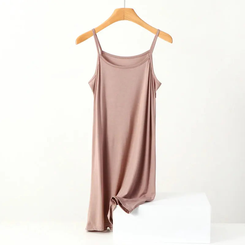 XL-8XL Vestido Mujer Plus Size Sling Night Dress Women Sexy Cotton Nightgowns Female Loose Homewear Nightshirt ночнушка женская