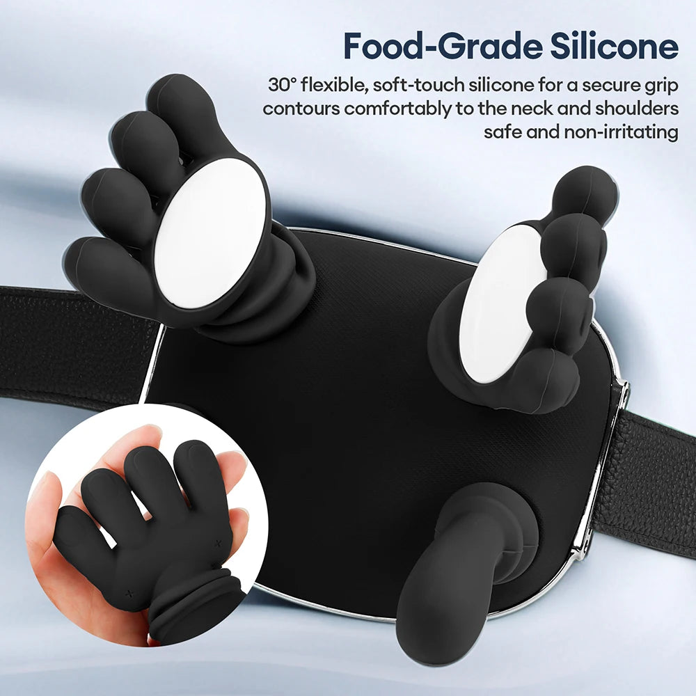 Bionic Finger Neck And Shoulder Massager Cervical Trapezius 4D Kneading Body Back Hand Massage Shawl Brushless Motor