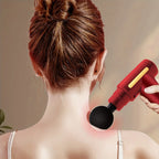 Long endurance TYPE-C mouth electric massager with six adjustable levels, silent fascia gun, multifunctional button fascia gun