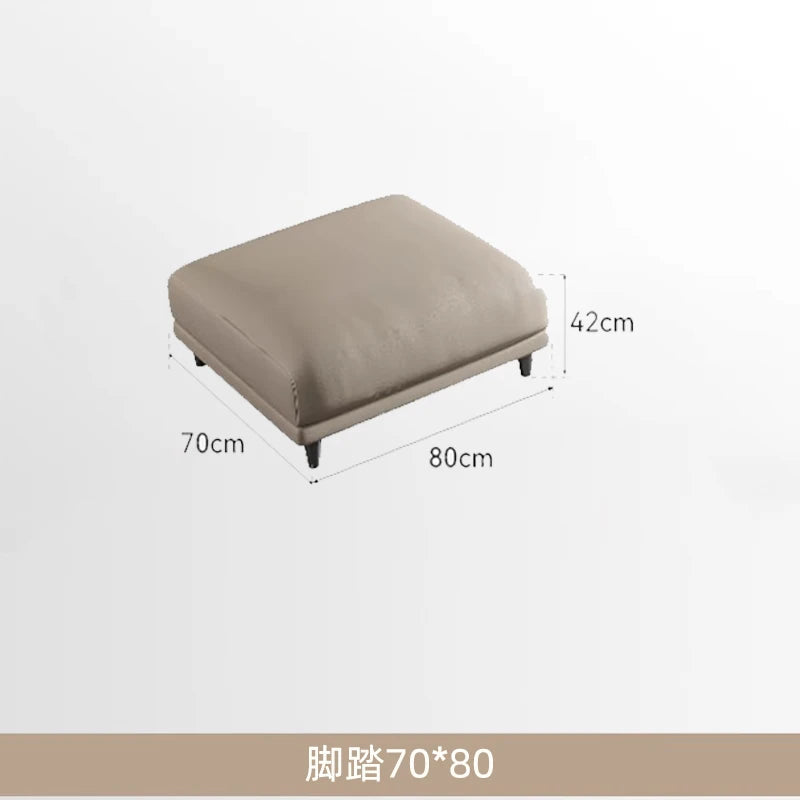 Genuine Leather Italian Living Room Sofa Luxury Lounge Designer Minimalist Sofa Modern Family Muebles Home Furniture Accessories