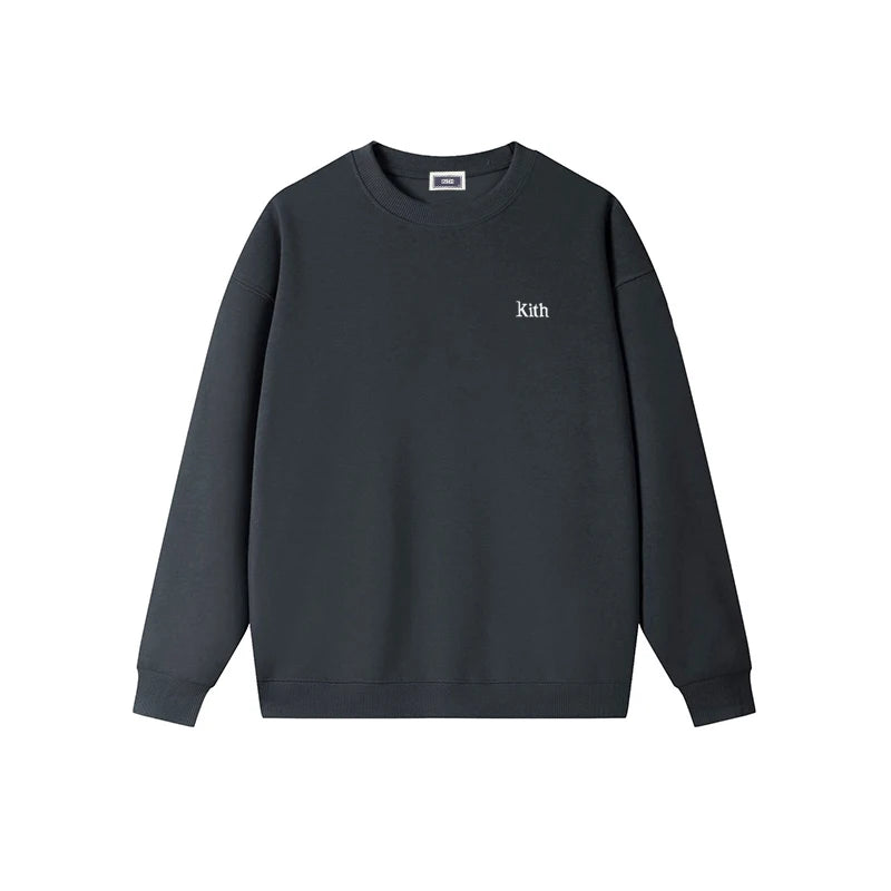 2025 Autumn High Quality O-Neck Sweatshirts Cotton Brand Embroidery logo Casual Hoodie Men Long Sleeve Women Tracksuit Tops