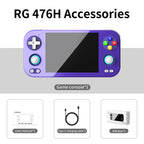 ANBERNIC RG 476H Android Handheld Game Console 4.7"HD Multi-touch Full Screen Hall Triggers Wifi Retro Video Games Player RG476H
