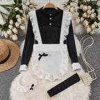 Japanese Kimono V-neck Printed Flower Bow Waist Shaping Cardigan Dress Women Clothing Loose Long Sleeve Vintage Sexy Lace-up New