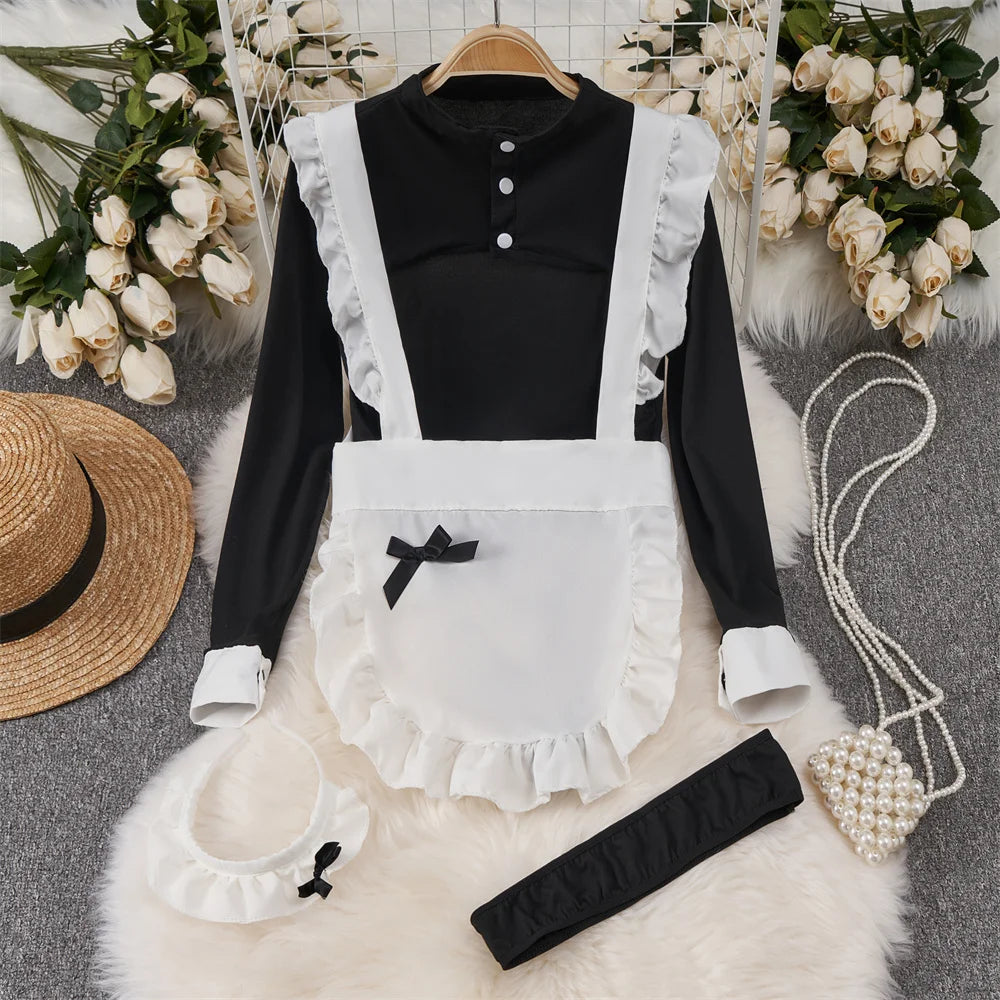 Japanese Kimono V-neck Printed Flower Bow Waist Shaping Cardigan Dress Women Clothing Loose Long Sleeve Vintage Sexy Lace-up New