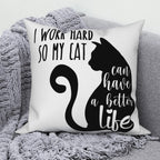 Modern Sofa Decorative Pillowcase Home Decor Set Cute Cat   Cushion Cover Throw Pillow