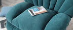 Power Recliner Chair Swivel, Comfortable Soft Fabric Shell Shape with Storage 360 Swivel Electric Big Tall Single Reclining Sofa