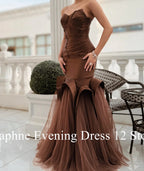 Graceful Sweetheart Tulle Evening Dress Temperament Mermaid Customized Prom Dresses Luxury Sweep Train Special Occasion Gowns