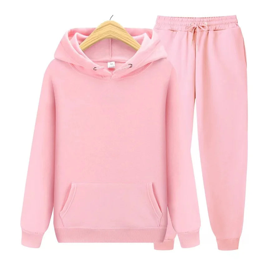 Jogging Women's Tracksuit Casual Women's Sports Suit Loose and Comfortable Daily 2026 Stripe Hoodie Two Piece Set Matching Sets