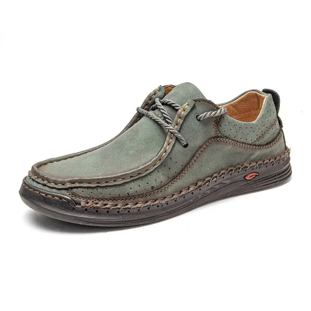 Shoes for Men 2026 Handmade Leather Casual Sneakers Comfort Design Man Shoe Business Leather Fashion Plus Size Shoes for Men