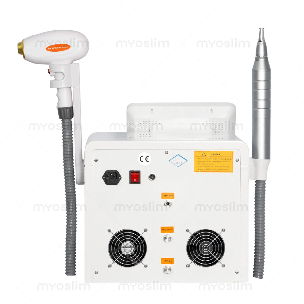 2IN1 Picosecond 808nm Diode Laser Hair Removal Machine Alexandrit 5000W Permanent Painless Tattoo Cooling Body Removal Equipment