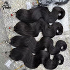 NABI Pre-Separated Crochet Human Hair Bundle Miracle Knots Braiding 14-18inch Water Wave Curly 100% Human Hair for Women