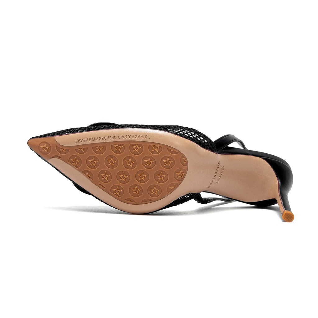 Women's Shoes 2025 Summer Sandals Breathable Mesh Heels Red Luxury Brand Girls Shoes Woman