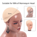 Mannequin Head For Wig African Dummy Head For Wig Doll Head With Anti Slip Hairnet Realistic Mannequin Head With Shoulders
