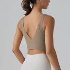 New  Yoga Tank Top Summer Sexy Fitness Yoga  Underwear Women's Sports Bra Push Up Fitness Bra  Running Gym Fitness Tops
