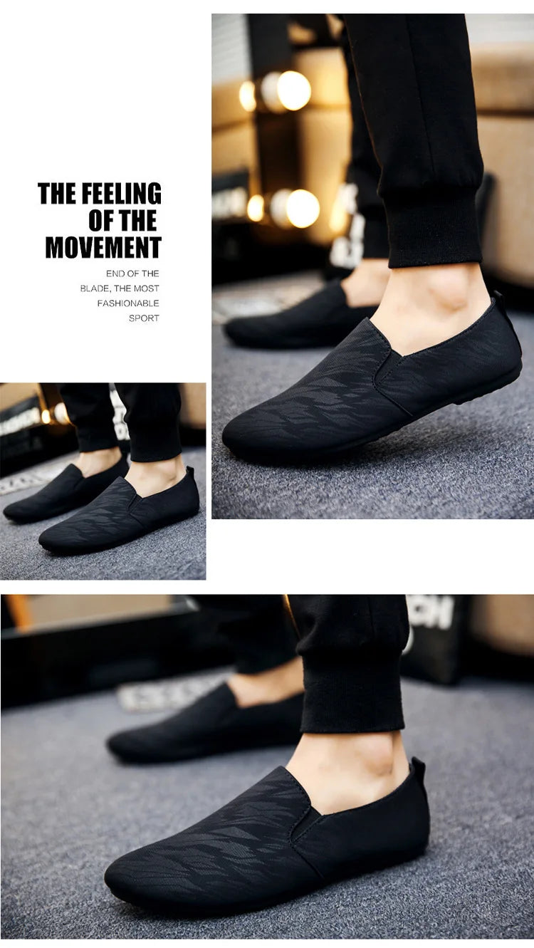 Shoes for Man New Men Fashionable Canvas Breathable Flat Bottomed Walking Shoes with Lightweight Sports Shoes Men's Sneakers