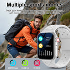 New Smart Watch,More Sports Modes,Voice Assistant,Outdoor Fitness Tracker, For Iphone/Android, An Ideal Gift for Family &Friends