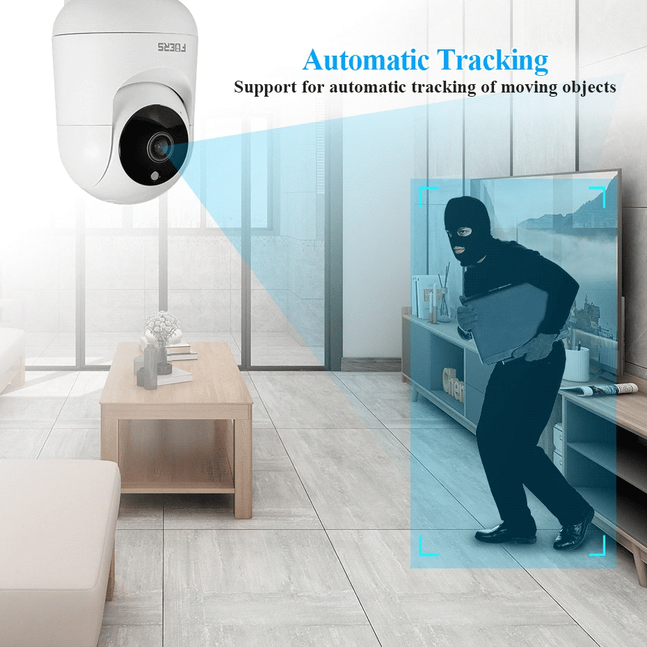 Fuers 5MP WiFi Camera Tuya Smart Home Indoor Wireless IP Surveillance Camera AI Detect Automatic Tracking Security Baby Monitor Secondary image