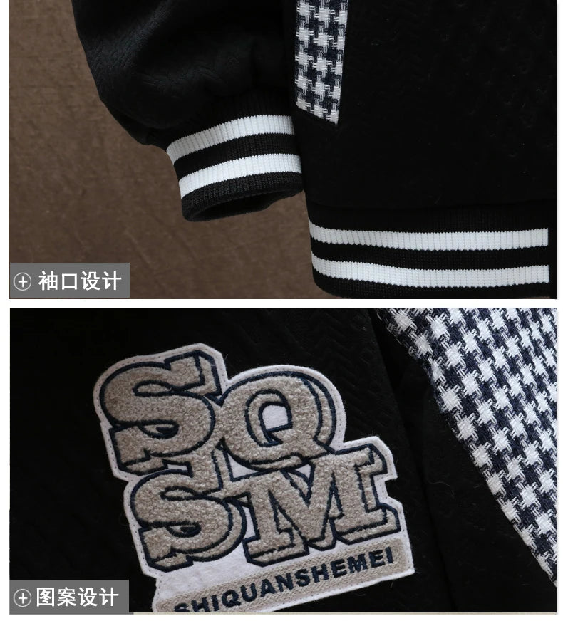 Winter Men's Sets Tracksuit Men Wool Hooded Sweatshirt Thicken Warm Sportswear Male Casual Suit Two Piece Sets