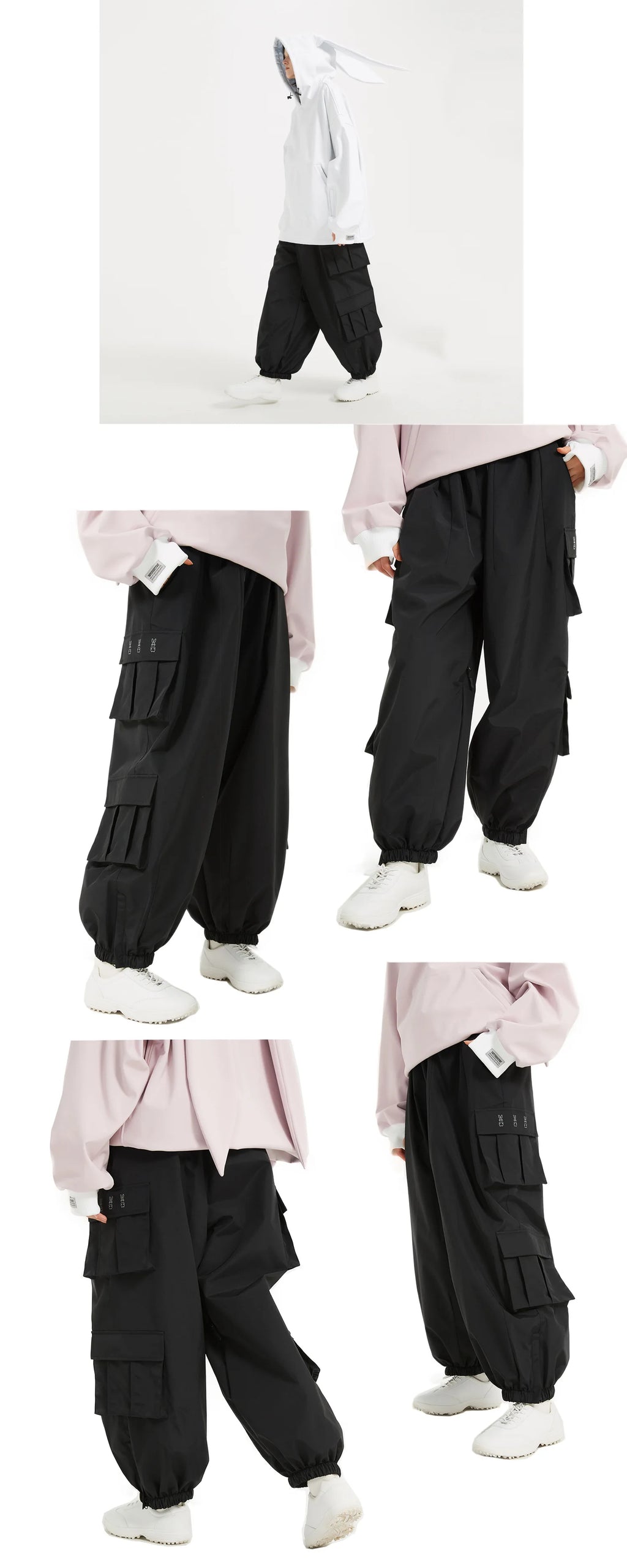Oversize Winter Ski Pants 3L Snowboard Pant Thicken Thermal Waterproof Breathable Outdoor Sports Warm Women's Men's Ski Trousers