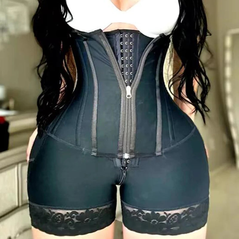 High Waist Body Shaper for Women Plus Size Butt Lifting Shapewear Shorts Tummy Control Fajas Colombianas Thigh Slimer Panties Main image