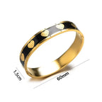 ZAKOL New INS Trendy Peach Heart Titanium Steel Bracelet for Women Men European and American Style Wide Bracelets Jewelry